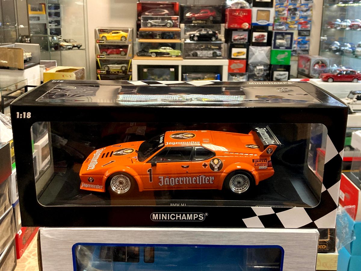 Diecast Model Garage - BMW M1 Procar E26 HIS JAEGERMEISTER
