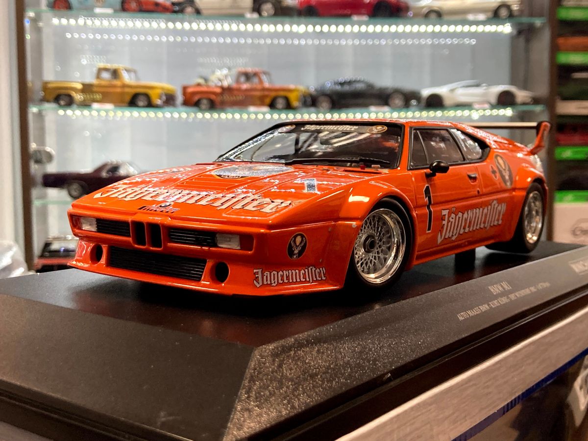 Diecast Model Garage - BMW M1 Procar E26 HIS JAEGERMEISTER