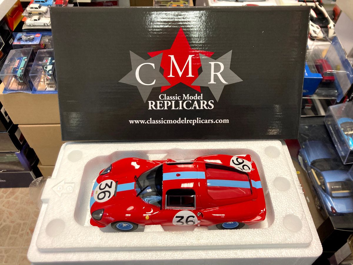 Diecast Model Garage - Ferrari Dino 206 S No.36 24h LM 1966 1:18