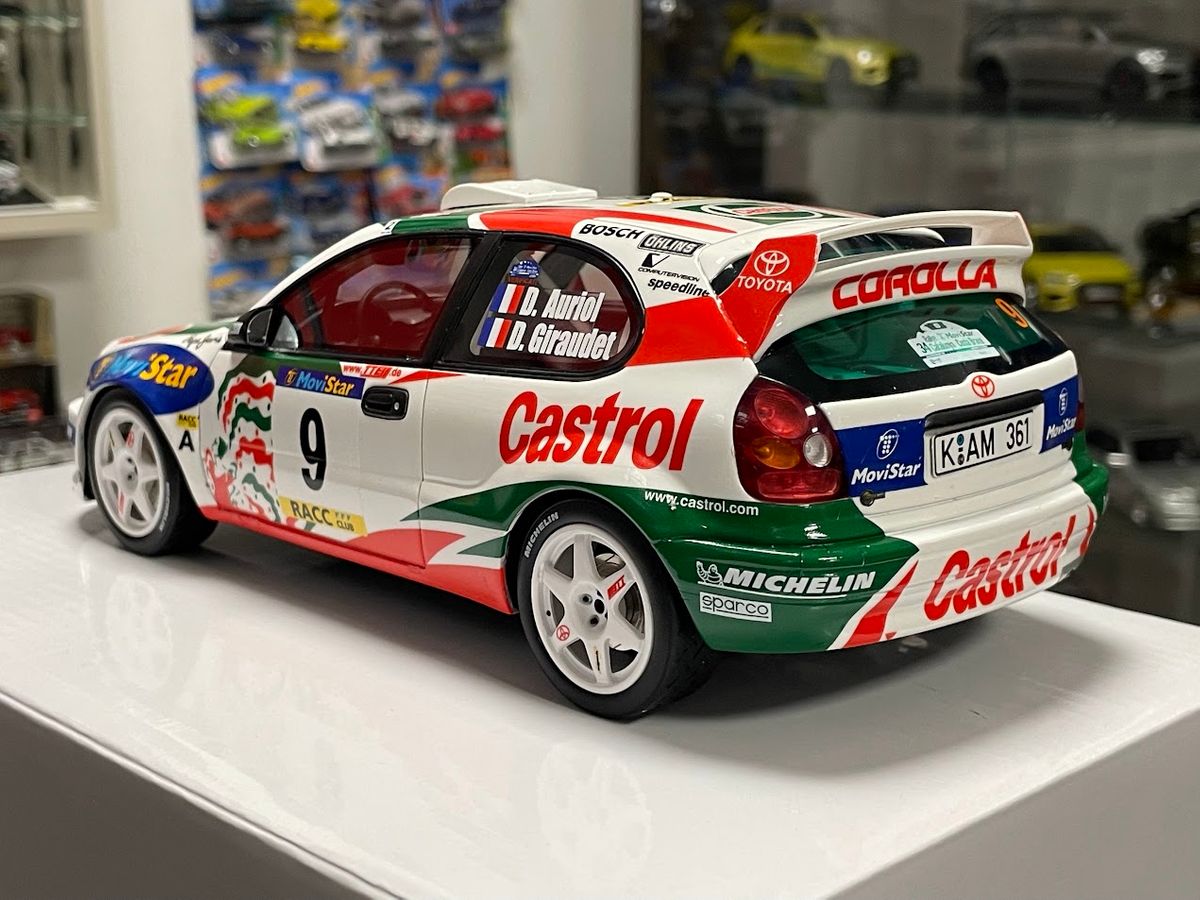 Planche De Décals 1/18 Toyota Corolla WRC #12 - Radström - Portugal 1998