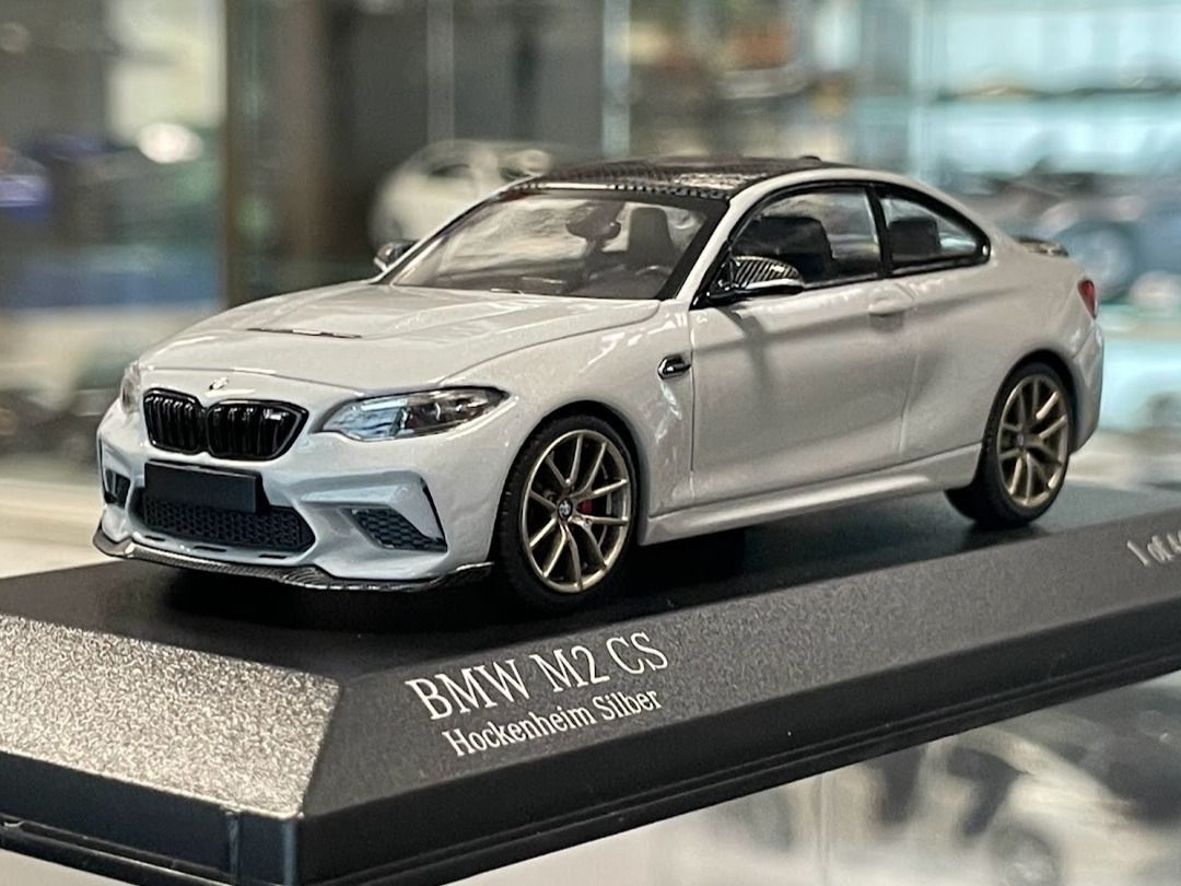 BMW M2 CS F87 2020 Hockenheim silver 1:43 Minichamps 410021028