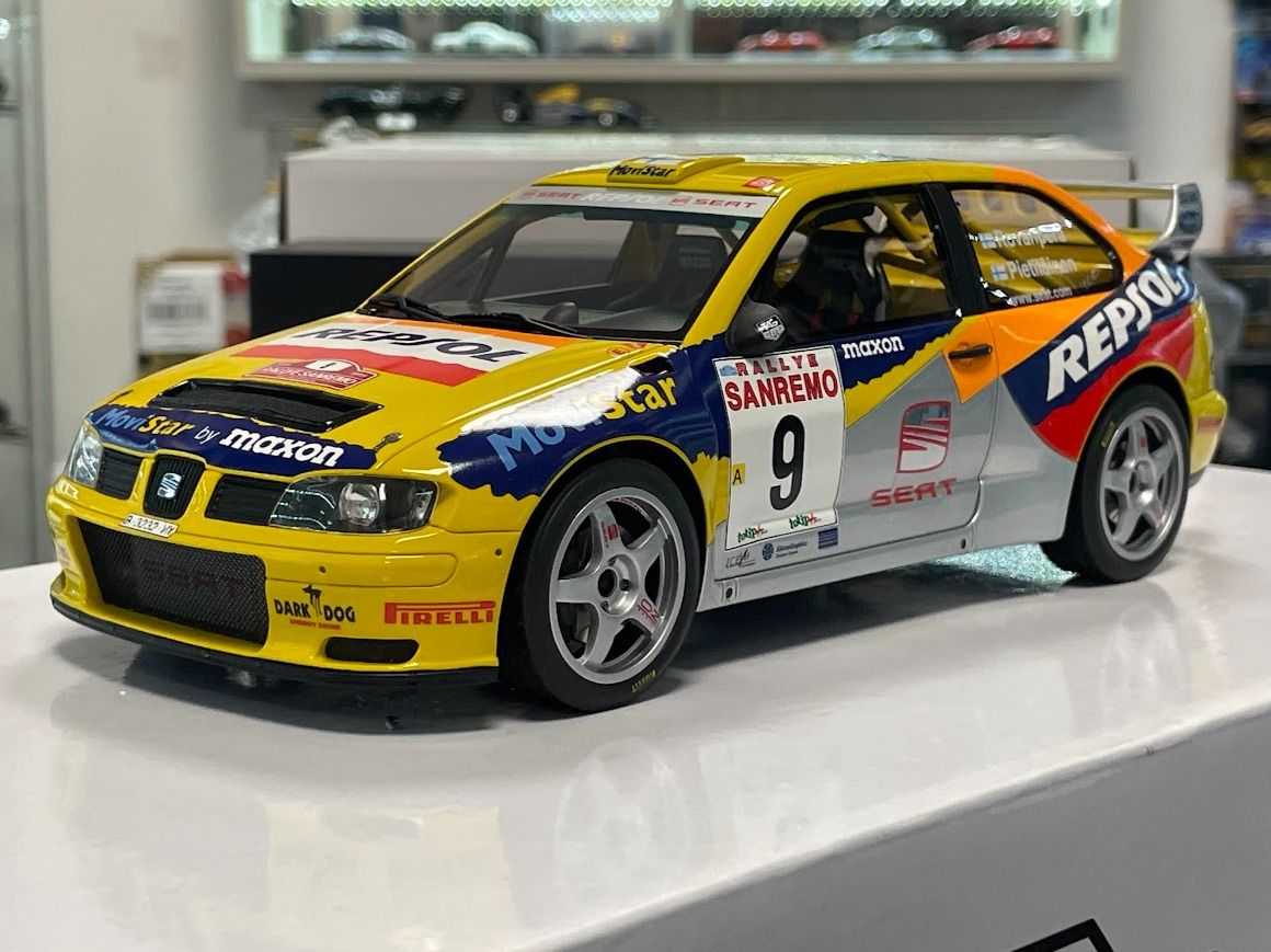 Seat Cordoba Evo 2 WRC No.9 Rally San Remo H.Rovanpera 1999 1:18 Otto Mobile OT483 Limited Ed 2500 resin
