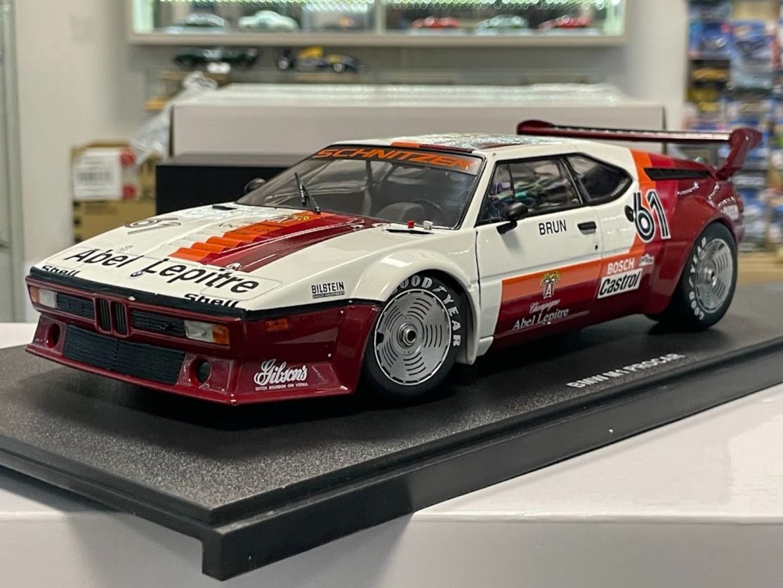 BMW M1 E26 ProCar series Monaco No.61 1980 W. Brun 1:18 Werk83 W1803016