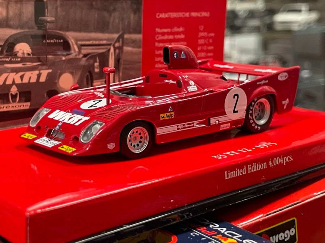 Alfa Romeo 33 TT 12 No.2 1000 KM Monza 1975 1:43 Minichamps 403751202