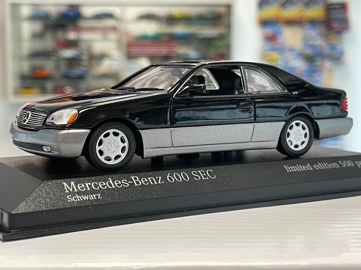 Mercedes-Benz 600 SEC C140 (W140 Coupe) 1992 1:43 Minichamps 943 032603