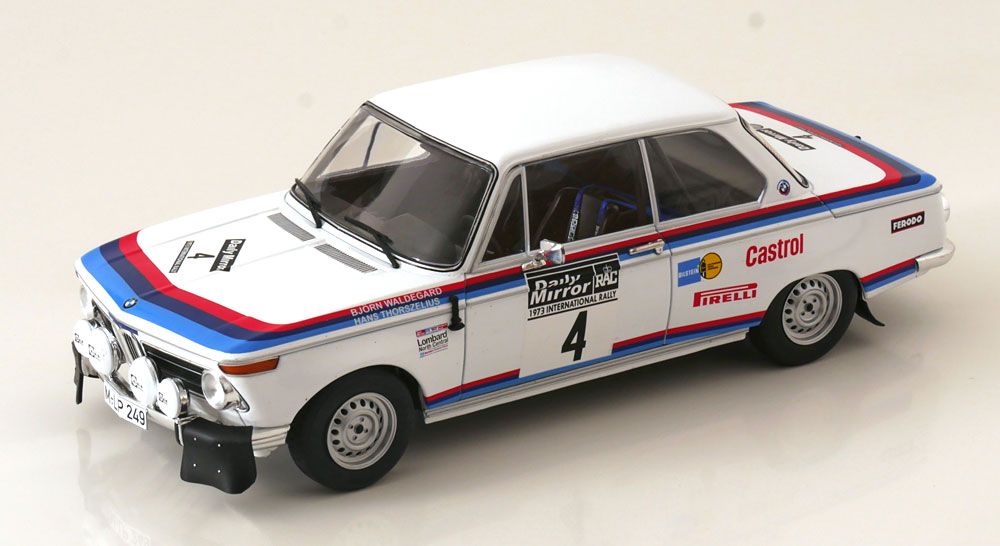 BMW 2002 RAC Rally 1973 No.4 B.Waldegard/H.Thorszelius 1:18 IXO 18RMC163