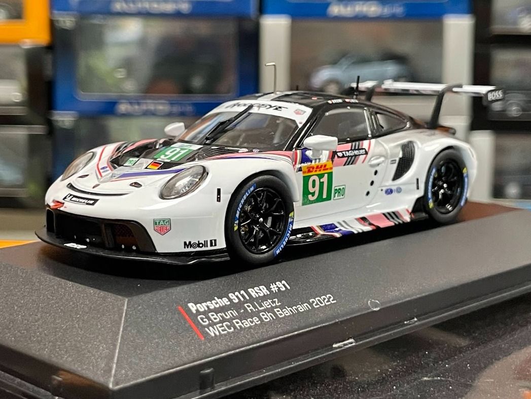Porsche 911 RSR (991) No.91 Last Race WEC 2022 24h LeMans 2023 1:43 IXO LEGT43-23008