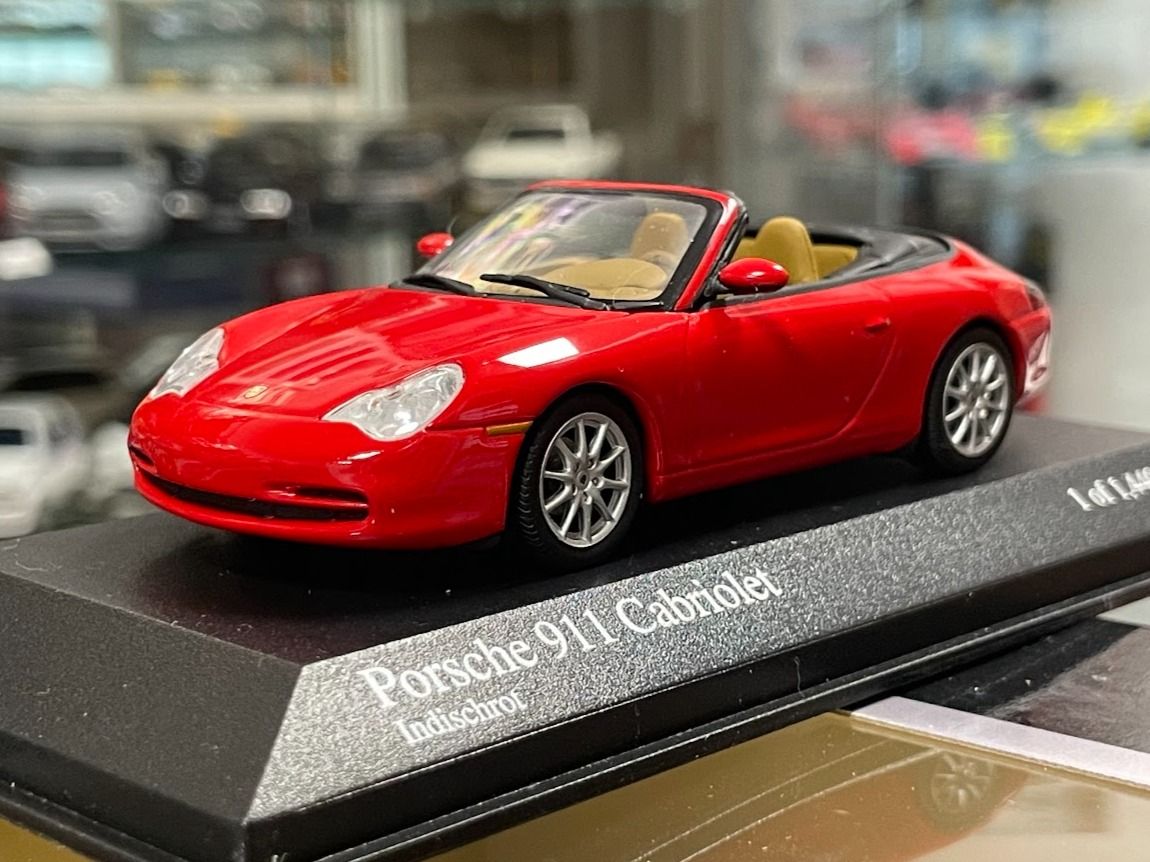 Porsche 911 (996) Carrera Cabriolet 2001 1:43 Minichamps 400061034 Limited Ed 1440